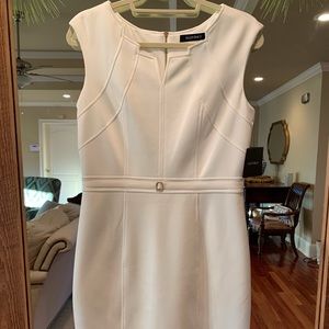 Ellen Tracy Winter White Dress